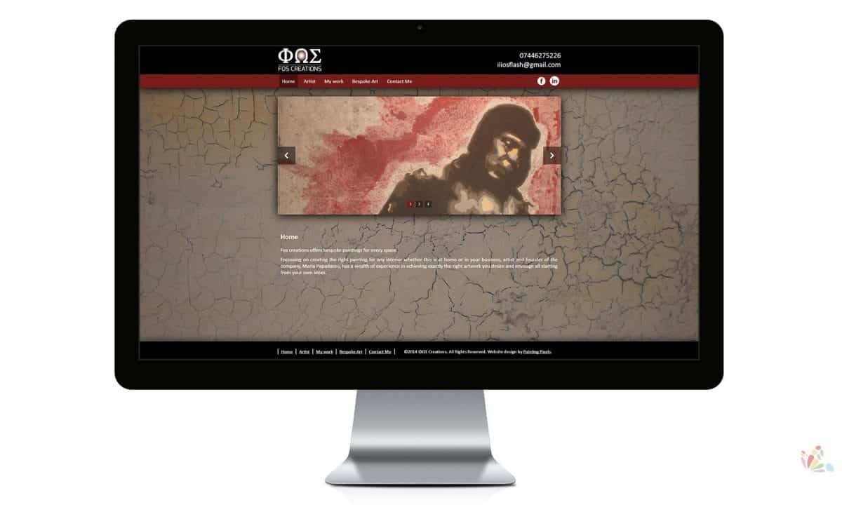 Fos Creations – Branding, Business Cards & Website