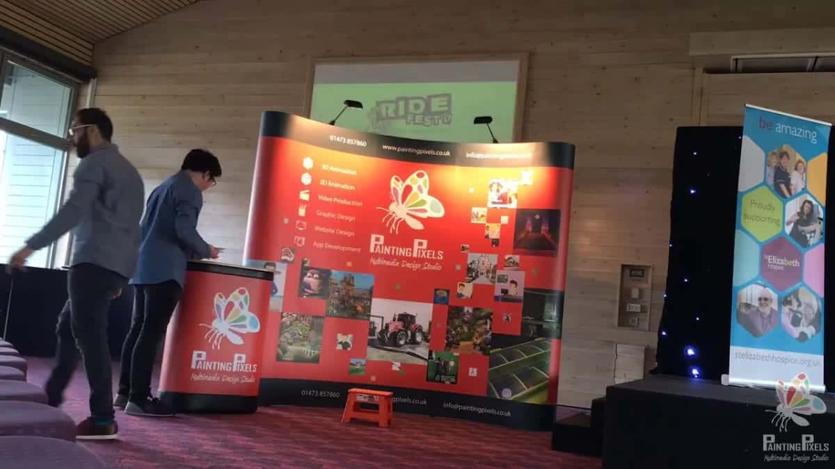 Time-lapse video of the new PP trade show stand setup