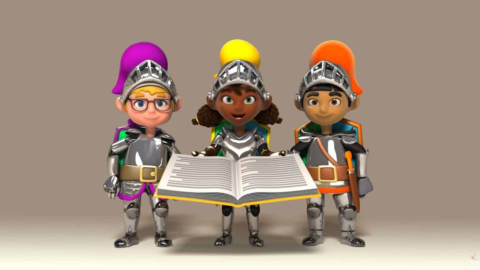 3D Character Renders of Knights
