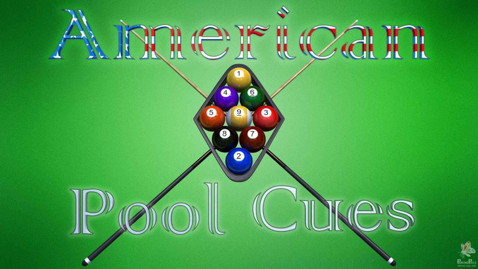 3D Logo Design – American Pool Cues