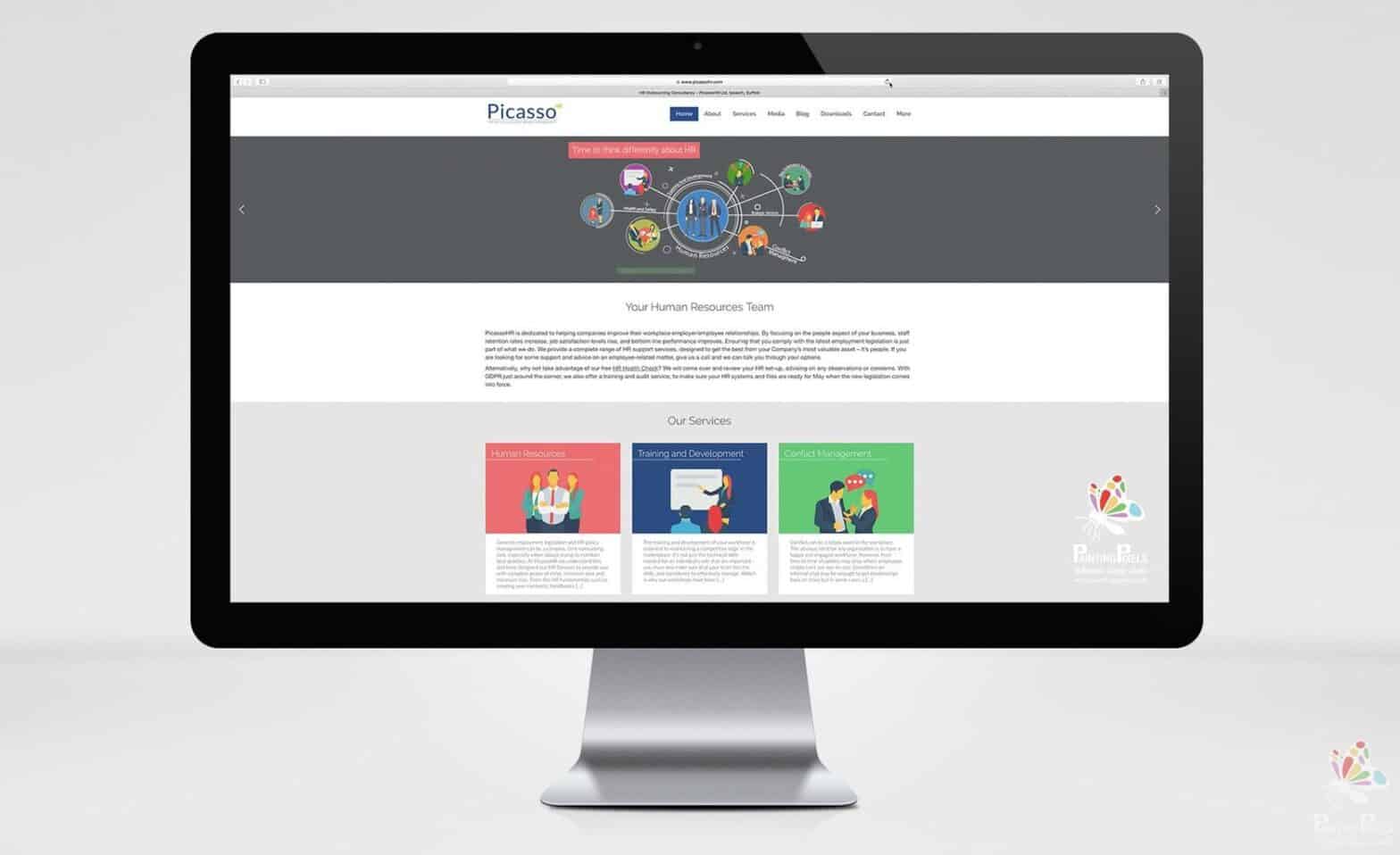 Picasso HR Website Design