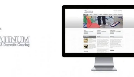 Website and Logo Redesign- Platinum Cleaning