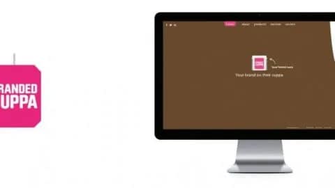 Branded Cuppa – Website Design & Development, 2D Web Animation
