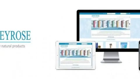 Honeyrose – E-Commerce and Responsive Website