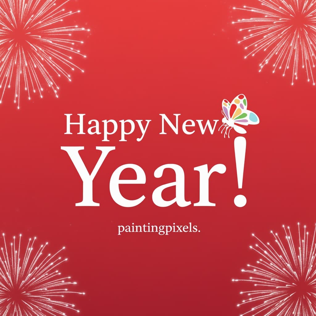 Happy New Year From All of Us at Painting Pixels
